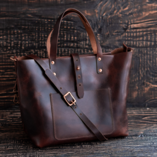 Classic Leather Tote Bag